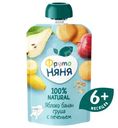 Пюре ФрутоНяня из яблок бананов и груш с печеньем с 6 месяцев, 90г