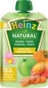 Пюре фруктово-овощное HEINZ Natural Яблоко, тыква, морковь и манго, с 6 месяцев, 90г