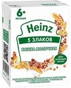 Каша жидкая молочная Heinz 5 злаков, с 6 месяцев, 200 мл