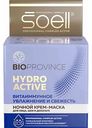Крем-маска для лица ночной Soell BioProvince Hydro Active, 100 мл