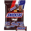 Батончики Snickers Minis шоколадные карамель-арахис-нуга, 180г