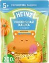 Каша пшеничная HEINZ молочная с тыквой и Омега-3, с 5 месяцев, 200г