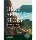 Маска для лица тканевая L.Sanic Herb Aroma Story с экстрактом кедра и эффектом ароматерапии, 25мл
