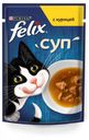 Влажный корм для кошек Felix Суп курица, 48 г
