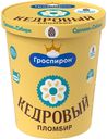 БЗМЖ "Кедровый пломбир" Мороженое пломб.ван.с кедровым орехом 15% 410г Гроспирон ведро