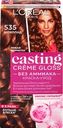 Краска-уход для волос CASTING CREME GLOSS 535 Шоколад, без аммиака