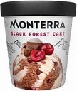 Мороженое пломбир Monterra торт Черный лес, 300 г