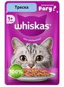 Влажный корм для кошек Whiskas треска рагу, 75г