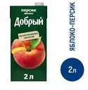 Нектар Добрый Персик-Яблоко, 2л