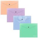 Папка-конверт ErichKrause пластиковая A5+, в ассортименте