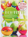 Набор для декорирования пасхальных яиц Домашняя кухня Конфетти на съедобном клее, 6 цветов