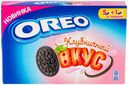 Печенье Oreo с какао и начинкой с клубничным вкусом 228 г