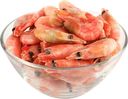 Креветки северные варено-мороженые, с головой 90/120, весовые