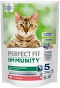 Корм Perfect Fit Иммунитет с говядиной и добавлением семян льна и голубики для кошек, 580г