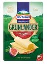 Сыр Hochland Grunlander Чеддер полутвердый нарезка 50% БЗМЖ 130г