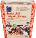 Курица с лапшой в сладком соусе терияки с чили, Rainbow, 320 г, Таиланд