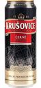 Пиво Krusovice Cerne Royal тёмное 4,1 % алк., Россия, 0,45 л
