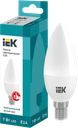 Лампа IEK LED C35, свеча, 7Вт, 230В, 4000К, E14