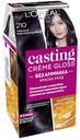 Краска-уход для волос L'Oreal Paris Casting Creme Gloss стойкая без аммиака 210 Черный Перламутровый 180 мл