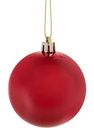 Ёлочное украшение Шар красный, 6,8см
