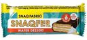 Батончик вафельный Snaq Fabriq Snaqfer со вкусом ванильного крема и бельгийского шоколада, 45г