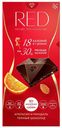 Шоколад Red темный апельсин-миндаль без сахара меньше калорий 85 г