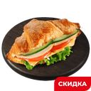 Круассан с мясом и копченой курицей, 1 шт