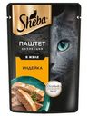 Влажный корм Sheba для кошек паштет с индейкой, 75г