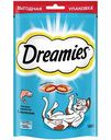 Лакомство Dreamies для взрослых кошек, с лососем, 140 г