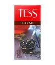 Чай чёрный "Thyme", TESS, с ароматом лимона и чабреца, 37,5 г, 25 пакетиков