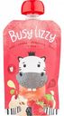 Пюре фруктовое Busy Lizzy Яблоко, клубника, банан и чернослив, с 6 месяцев, 100 г