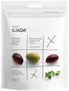 Оливки Iliada ассорти с травами без косточки, 120г