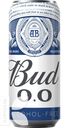 Пиво BUD светлое безалкогольное 0,45л