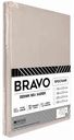 Простыня евро Bravo поплин цвет: сиреневый, 220×215 см