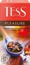 Чай черный TESS Pleasure с добавками