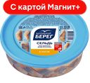БАЛТИЙСКИЙ БЕРЕГ Сельдь атл по-цар ф/кус в масл400г пл/бан:6