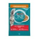 Влажный корм для стерилизованных кошек и кастрированных котов, PURINA ONE, курица, 75 г