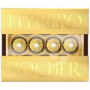 Конфеты Ferrero Rocher, молочный шоколад и лесной орех, 125г