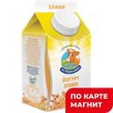 Йогурт КОРОВКА ИЗ КОРЕНОВКИ злаки 2,1%, 450г