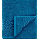 Полотенце махровое Клевер цвет: бирюзово-синий, 50х80 см