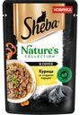 Корм консервированный полнорационный SHEBA NATURE'S COLLECTION для взрослых кошек с курицей и паприкой, 75г