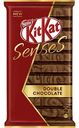 Шоколад молочный и тёмный Kit-Kat Senses Double chocolate с хрустящей вафлей, 112 г