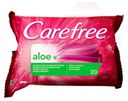 Влажные салфетки для интимной гигиены «Aloe» Carefree, 20 шт