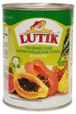 Фруктовый коктейль Lutik тропический резаный в сиропе 560 г
