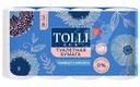 Туалетная бумага Tolli Lux белая 3 слоя 8шт.