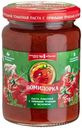 Томатная паста Помидорка с пряными травами и чесноком, 270г