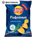 Чипсы LAYS со вкусом сметаны и лука, 225 г 