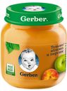 Пюре Gerber яблоко и персик с 6 месяцев, 130г