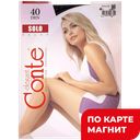 Колготки женские КОНТЕ, Соло, 40 ден, черные, 4 ,