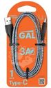 Кабель GAL мультимедийный USB A Type-C для зарядки и передачи данных 1м 1шт.